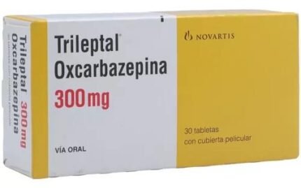 Trileptal - Oxcarbazepina - 300 mg - 30 tabletas - Novartis