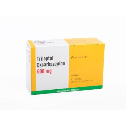 Trileptal - Oxcarbazepina - 600 mg - 30 tabletas - Novartis