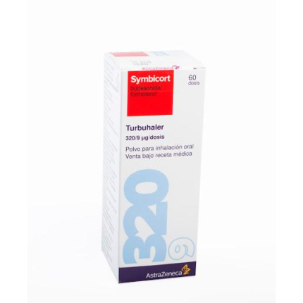 Symbicort Turbuhaler Cápsula Polvo Inhalable (320Mcg+9Mcg)/ Dosis Frasco X 60 Dosis